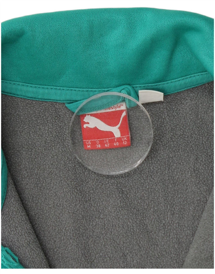 Γυναικεία αθλητική φόρμα PUMA Top Jacket UK 12 Medium Grey Polyester