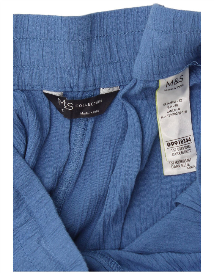 Γυναικείο αθλητικό σορτς Marks & Spencer UK 12 μεσαία μπλε βισκόζη