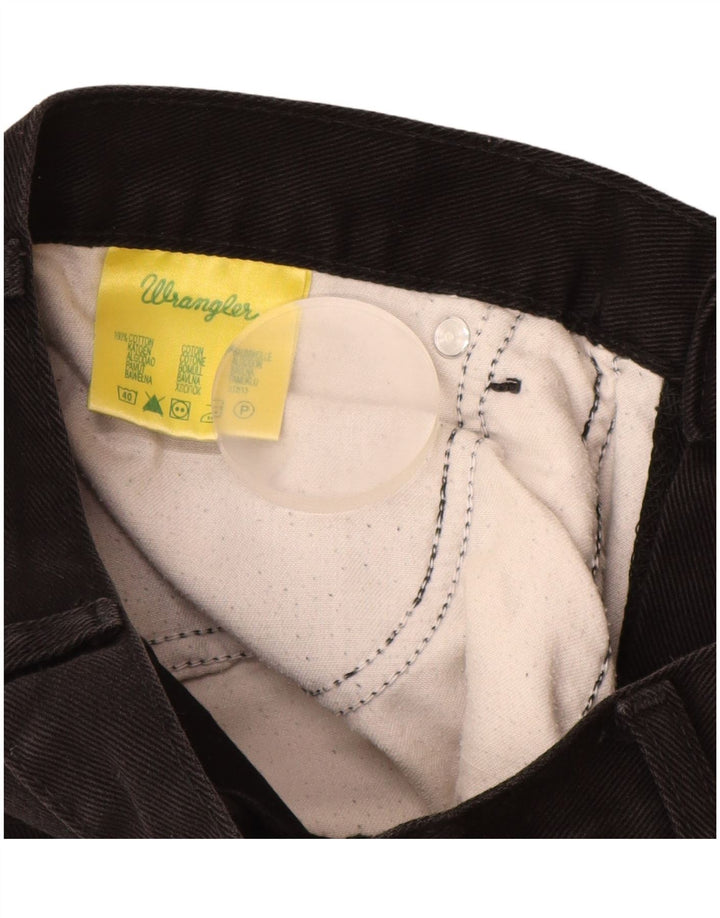 WRANGLER Ανδρικό Texas Straight Jeans W34 L32 Μαύρο βαμβακερό