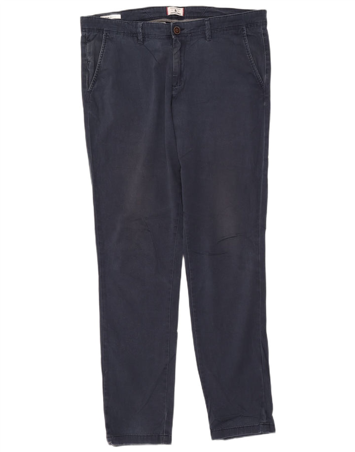 JACK & JONES Ανδρικό παντελόνι Chino Marco Slim W36 L34 Navy Blue