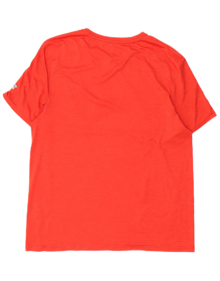 Ανδρικό μπλουζάκι RUSSELL ATHLETIC Top UK 38/40 Μεσαίο κόκκινο πολυεστέρα