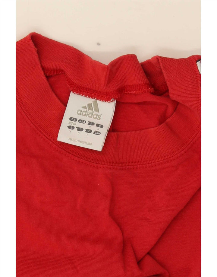 Ανδρικό T-Shirt Adidas Top UK 38/40 Medium Red