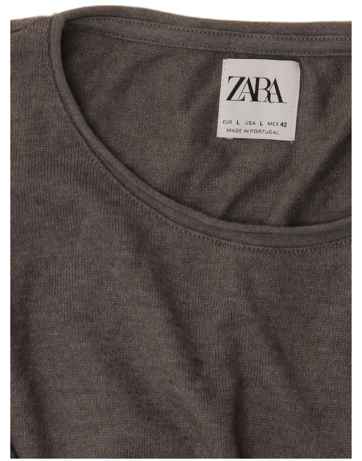 Ανδρικό T-Shirt Zara Top Large Grey