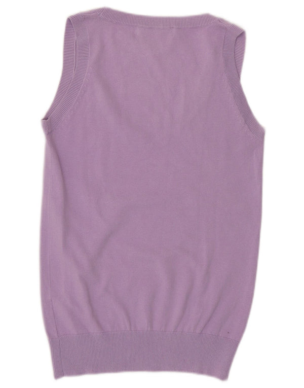 Γυναικείο γιλέκο ZARA Tank Top UK 14 Medium Purple Cotton