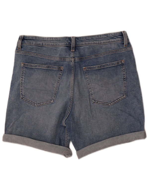 Marks & Spencer Γυναικείο Boyfriend τζιν σορτς UK 12 Medium W30 μπλε