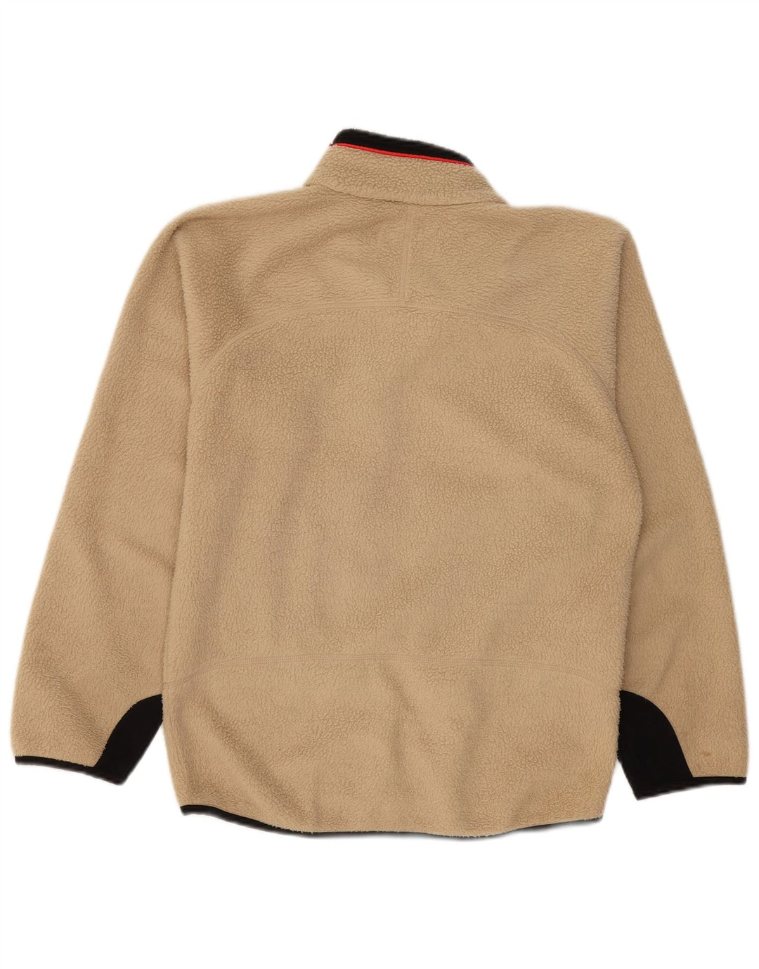 FILA Ανδρικό Fleece Jacket UK 36 Small Beige Colourblock Polyester