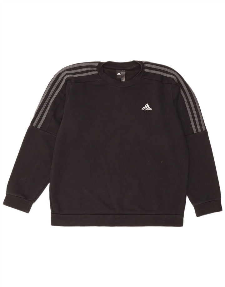 Ανδρικό φούτερ Adidas Jumper Μεσαίο μαύρο βαμβακερό