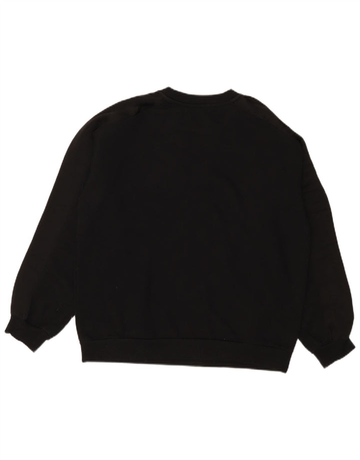 Marks & Spencer Γυναικεία Φούτερ Jumper UK 12 Μεσαίο μαύρο βαμβακερό