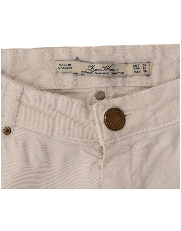 ZARA Womens Slim Jeans EU 36 XS W26 L29 White