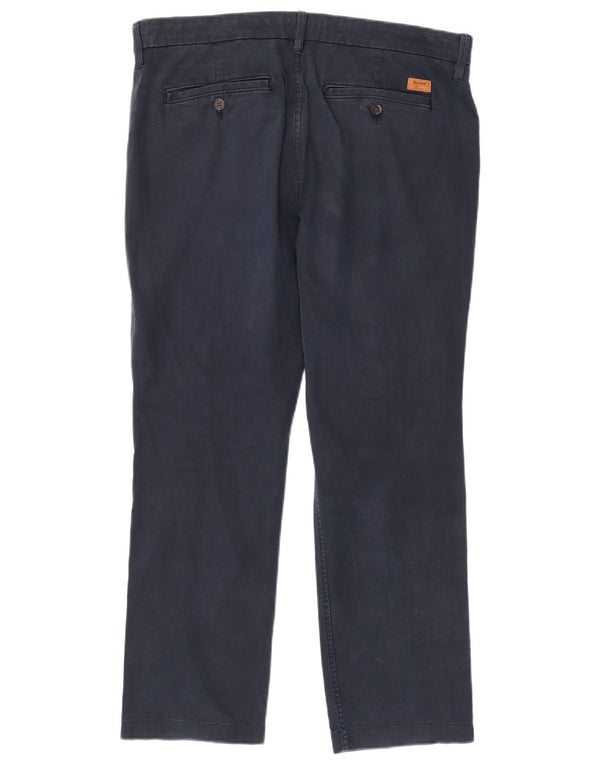 Ανδρικό ίσιο παντελόνι Chino Timberland W36 L28 Navy Blue Cotton