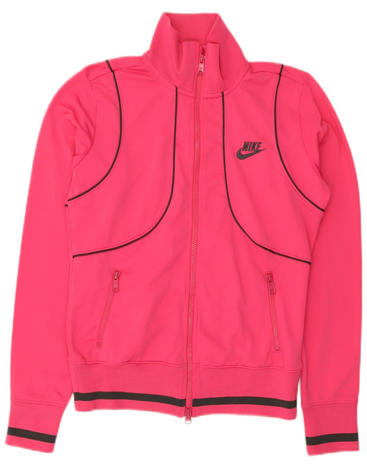Γυναικεία φόρμα Nike Top Jacket UK 10/12 Medium Pink Polyester