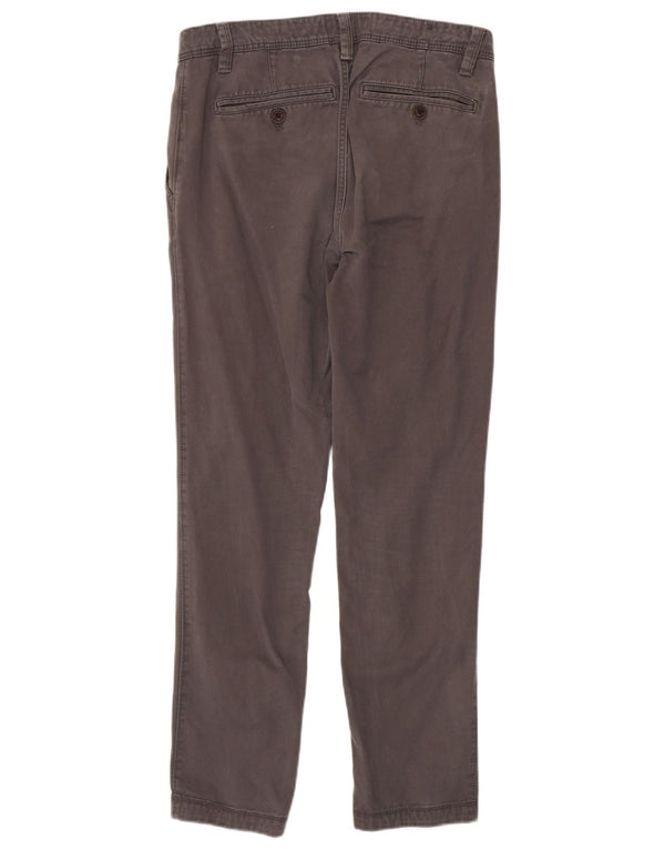 Ανδρικό παντελόνι chino αδύνατο πρόσωπο W32 L31 Γκρι βαμβακερό