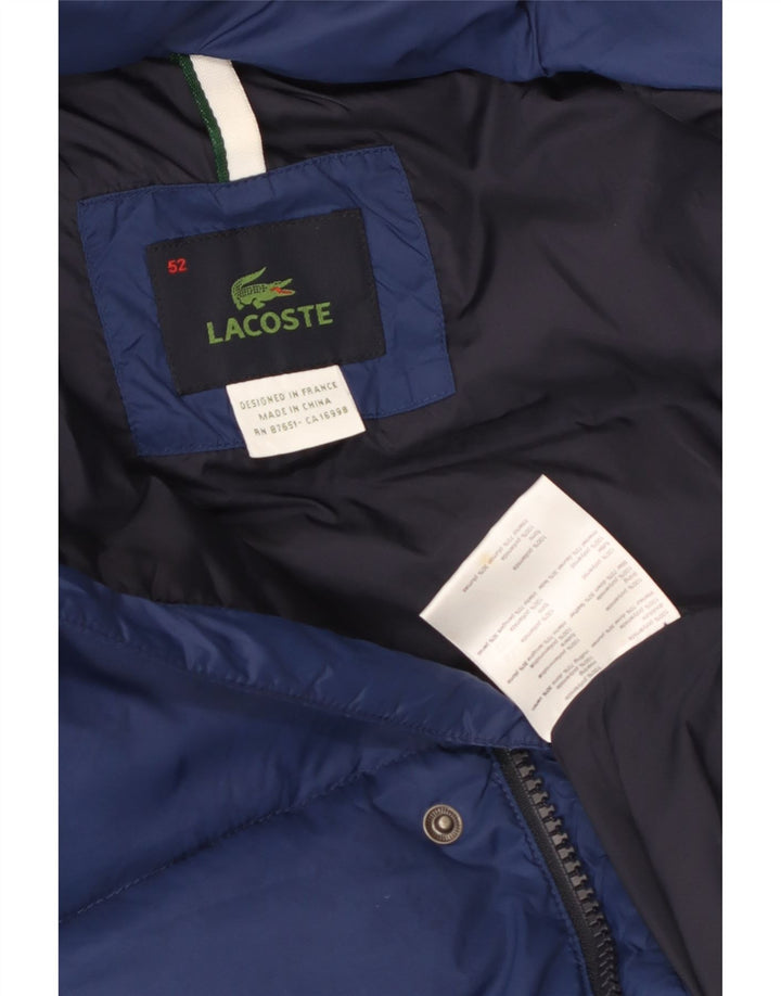 LACOSTE Ανδρικό padded Gilet IT 52 XL Blue Polyamide