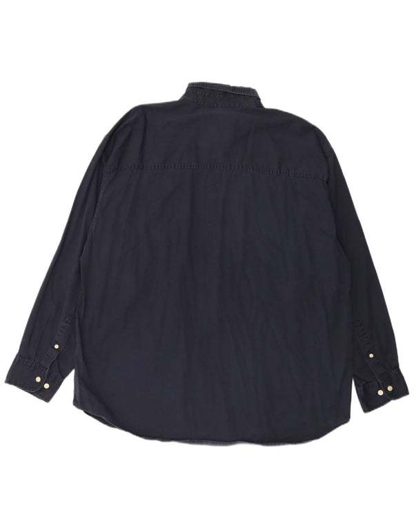 Ανδρικό πουκάμισο Champion XL Navy Blue Cotton