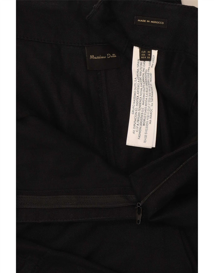 Massimo Dutti Γυναικείο Σορτς Cargo EU 42 μεγάλο W32 μαύρο βαμβακερό