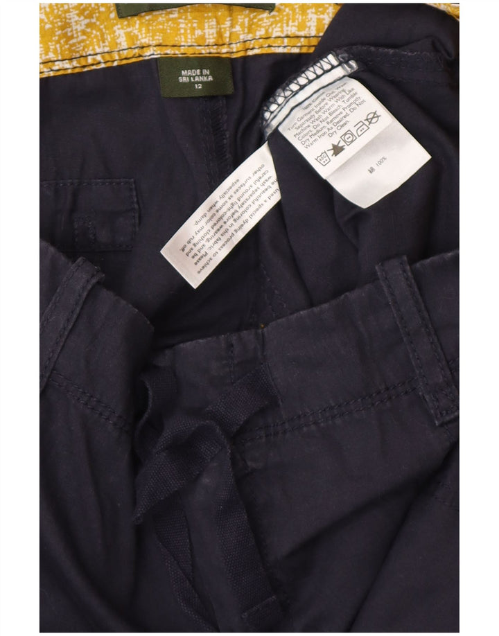 EDDIE BAUER Γυναικείο σορτς Cargo US 12 Μεγάλο W38 Navy Blue βαμβακερό