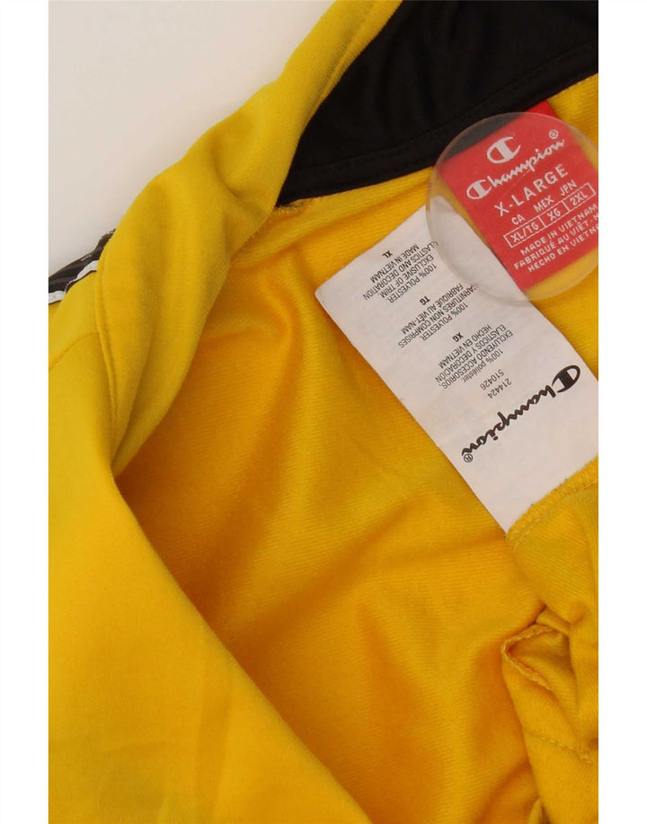 Ανδρική φόρμα Champion Graphic Top Jacket XL Yellow Colourblock Polyester