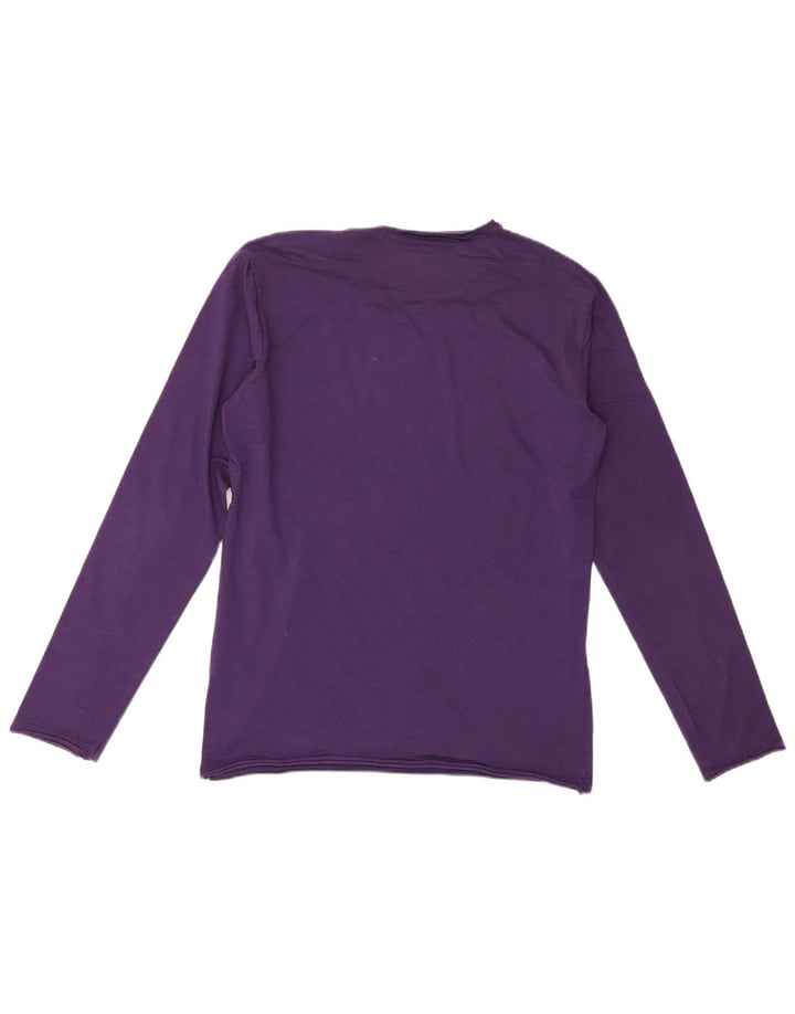 Daniele Alessandrini Ανδρικό γραφικό τοπ μακρυμάνικο IT 50 Medium Purple