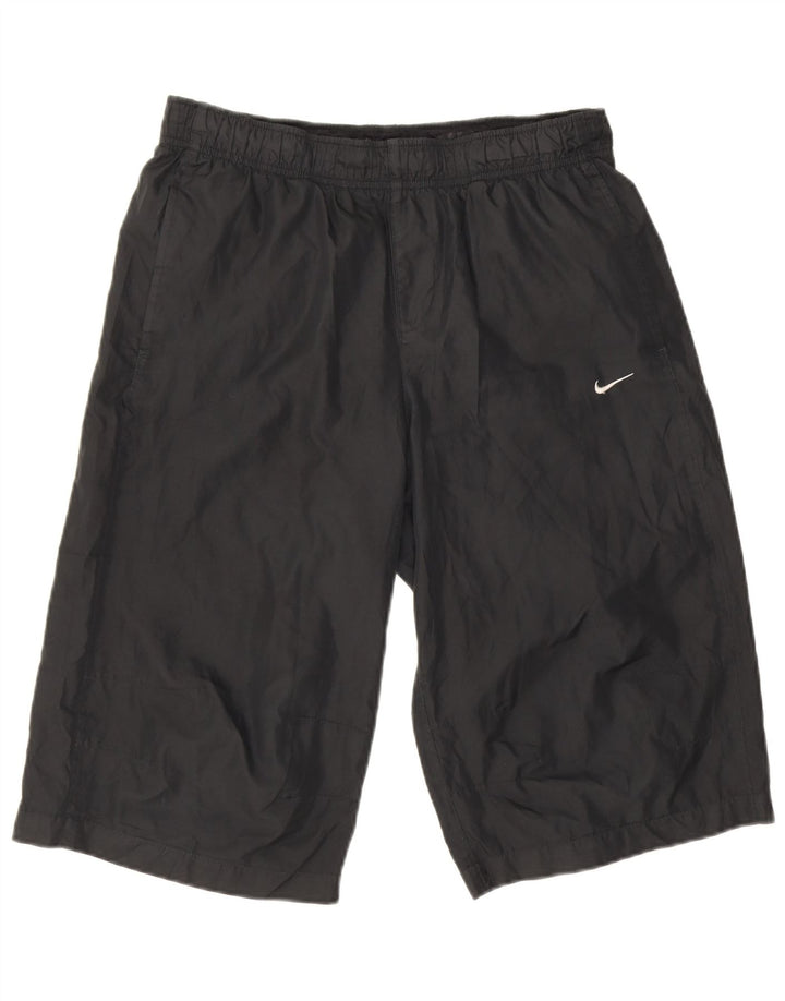 Ανδρικό σορτς Nike βερμούδα με μεσαίο μαύρο πολυεστέρα