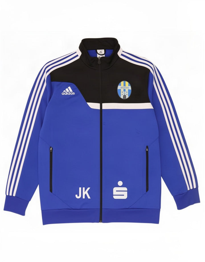 Ανδρική φόρμα γυμναστικής Adidas Top Jacket XL Blue Colourblock Polyester