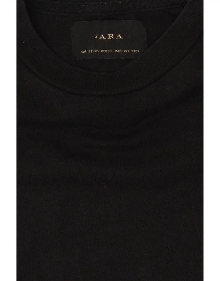 Zara Ανδρικό Φούτερ Jumper Μικρό Μαύρο