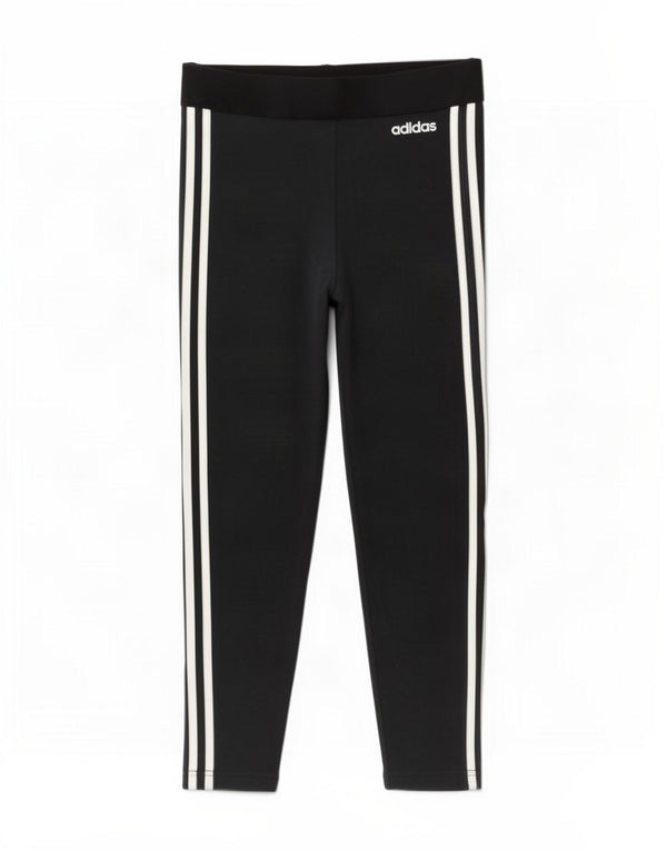 Γυναικείο κολάν Adidas UK 12/14 Μεσαίο μαύρο βαμβακερό