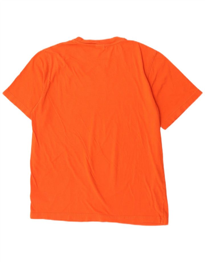 Ανδρικό T-Shirt Nike τοπ UK 39/41 μεσαίο πορτοκαλί βαμβακερό