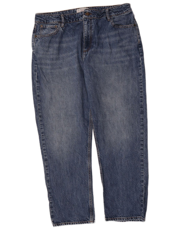 Fat Face Γυναικείο Straight Jeans UK 16 Large W32 L26 Blue Cotton