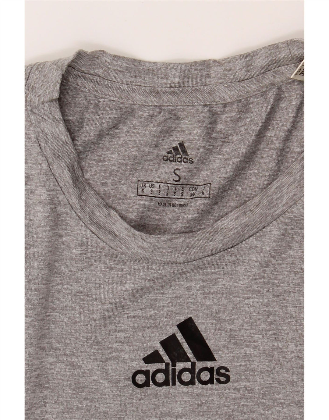 ADIDAS Mens Huskies Graphic T-Shirt Top Small Grey Polyester Vintage Adidas and Second-Hand Adidas from Messina Hembry 