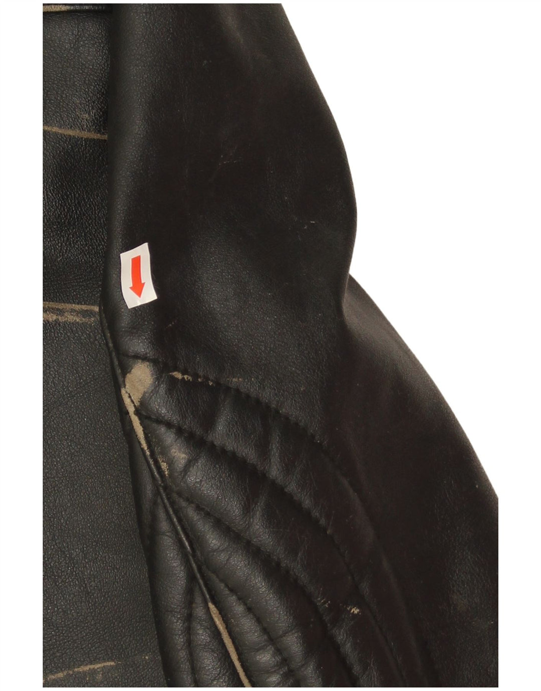 Harro Mens Motorstyle Leather Racer Jacket EU 54 2XL Black Leather