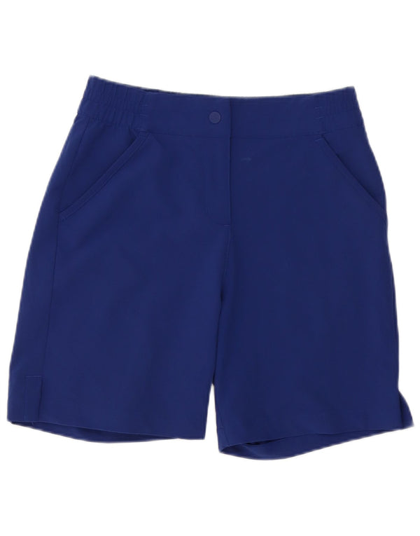 Γυναικείο γραφικό σορτς Chino Adidas UK 4/6 XS W24 Navy Blue Polyester