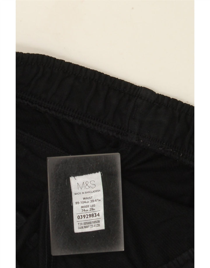 Ανδρική αθλητική φόρμα Marks & Spencer Παντελόνι XL Μαύρο βαμβακερό