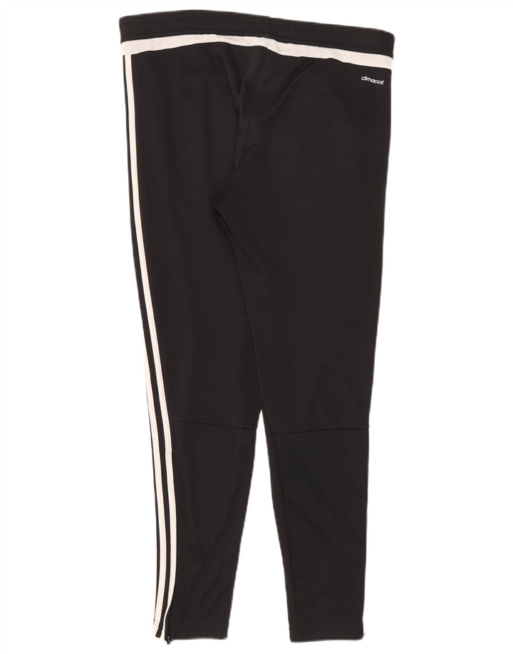 Ανδρικό παντελόνι αθλητικής φόρμας Adidas Climacool Μικρό μαύρο πολύχρωμο πολυεστέρα