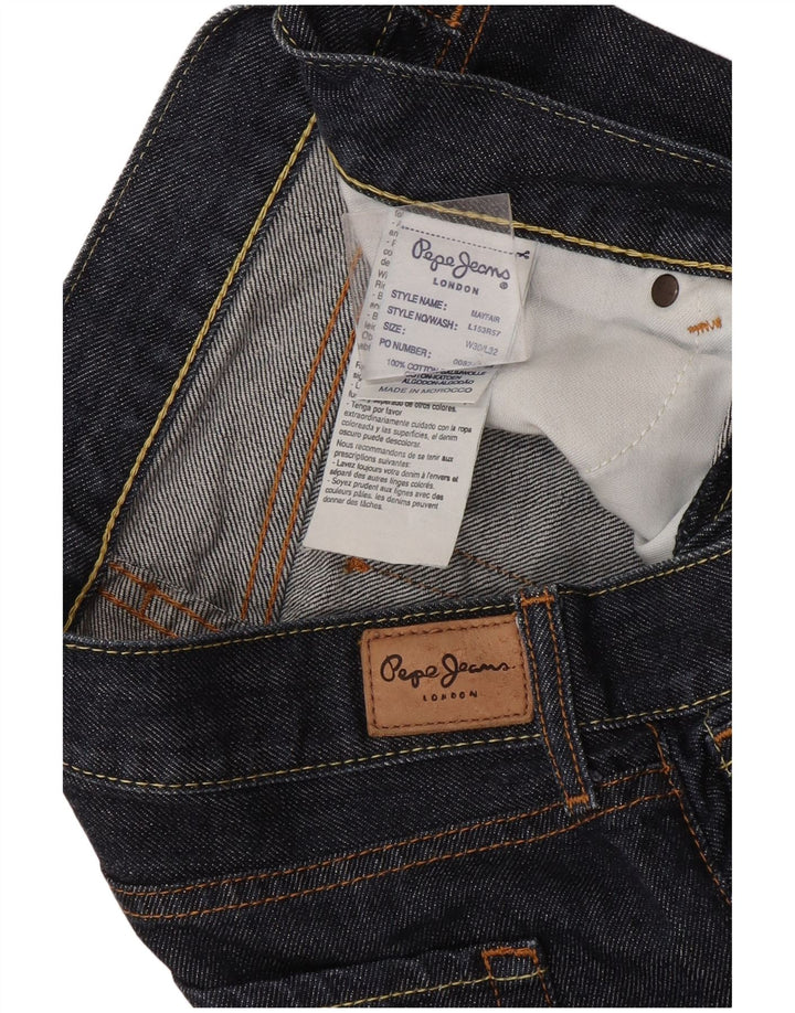 PEPE Jeans Γυναικεία Bootcut Jeans W30 L32 Navy Blue Cotton