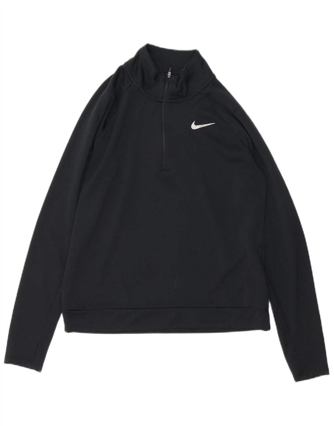 Γυναικεία φόρμα πουλόβερ με φερμουάρ NIKE Dri Fit Top 10 Small Black