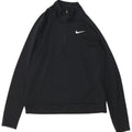 Γυναικεία φόρμα πουλόβερ με φερμουάρ NIKE Dri Fit Top 10 Small Black