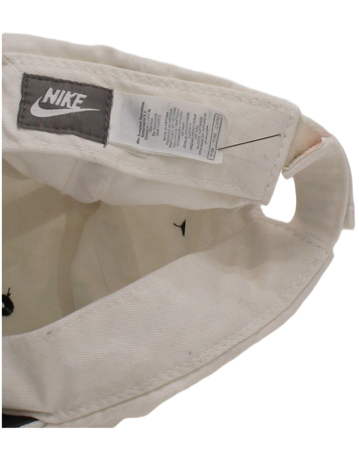 Καπέλο μπέιζμπολ Nike Boys 7-8 ετών Small/Medium λευκό βαμβακερό