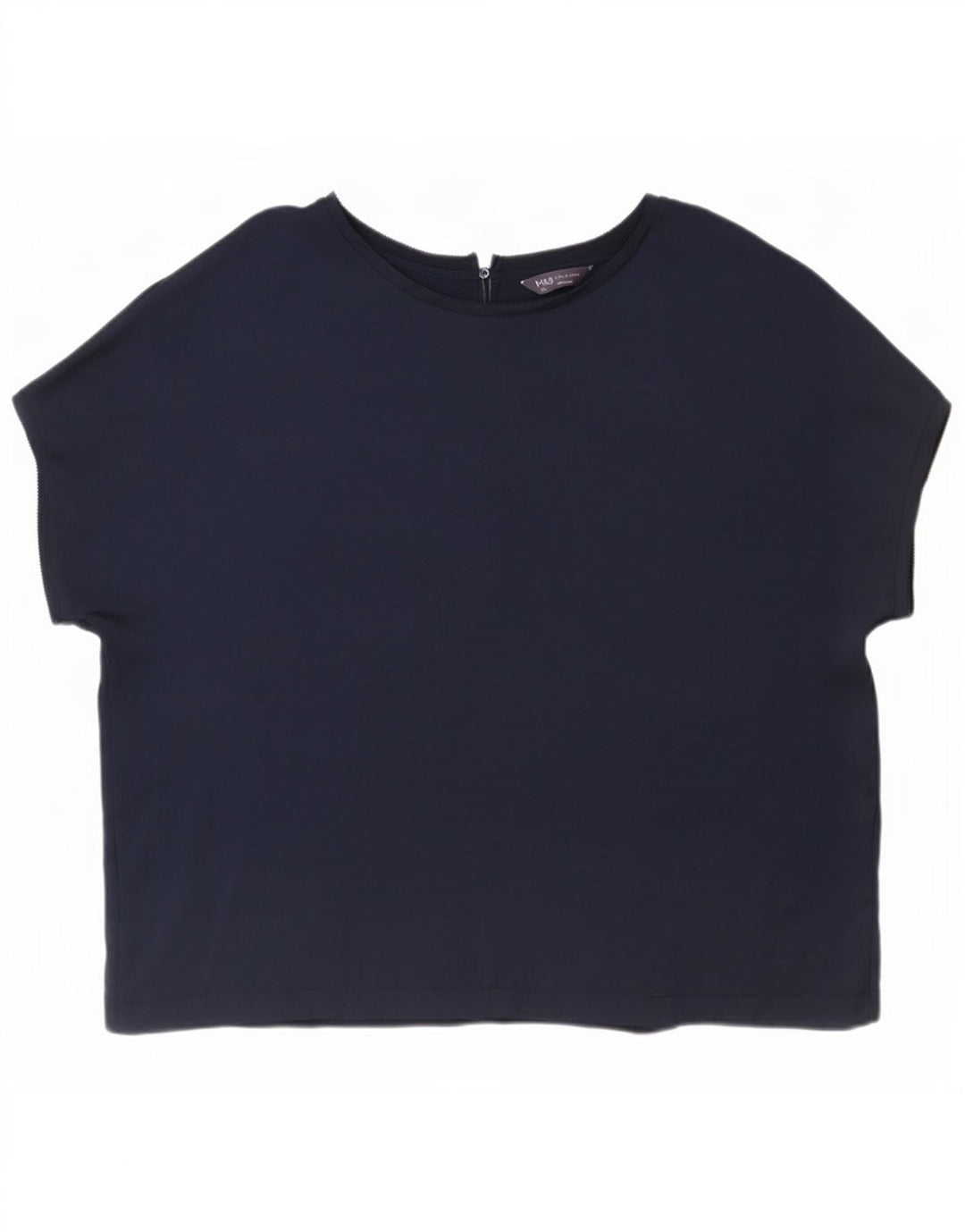 Marks & Spencer Γυναικεία Μπλούζα Oversized Top UK 20 2XL Navy Blue