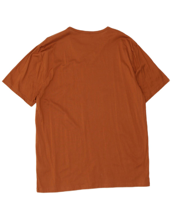 Ανδρικό T-Shirt Reiss Top 2XL Καφέ Βαμβακερό
