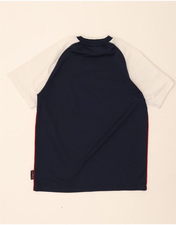 Γραφικό T-shirt Umbro Boys Top 12-13 ετών XL Navy Blue Colorblock
