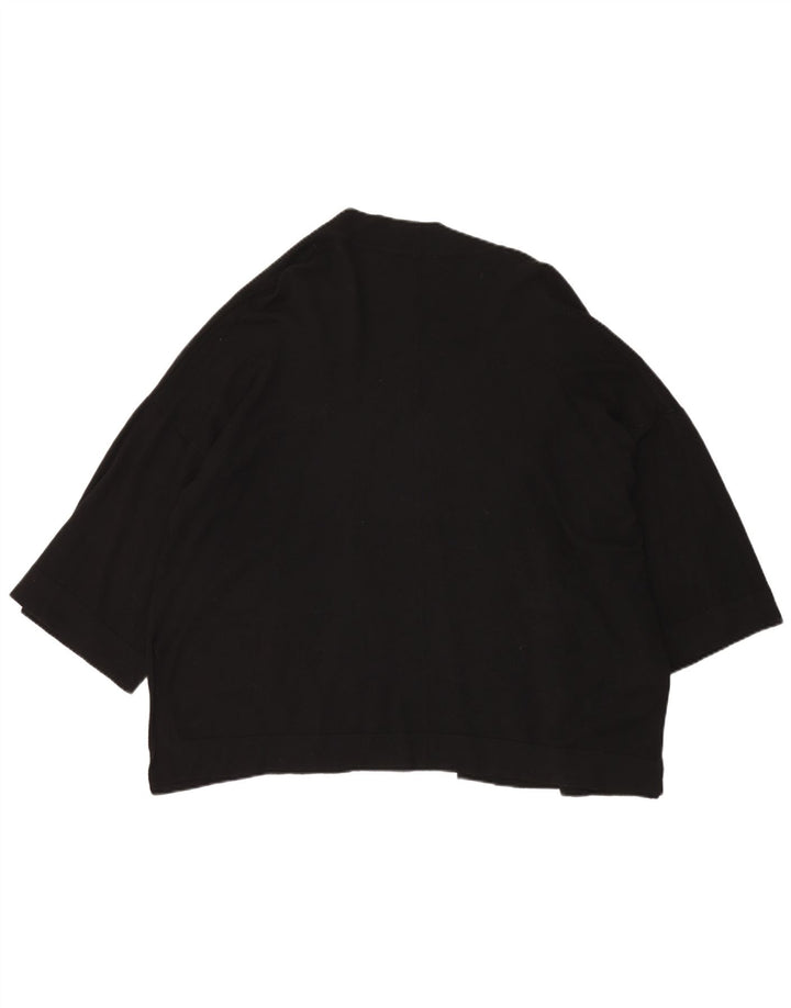 ZARA Γυναικείο πουλόβερ με ανοιχτό μανίκι 3/4 UK 10 Small Black