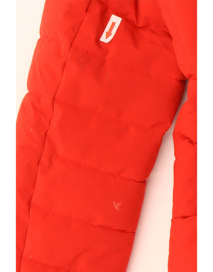 Superdry γυναικείο μπουφάν με κουκούλα UK 8 Small Red Polyester