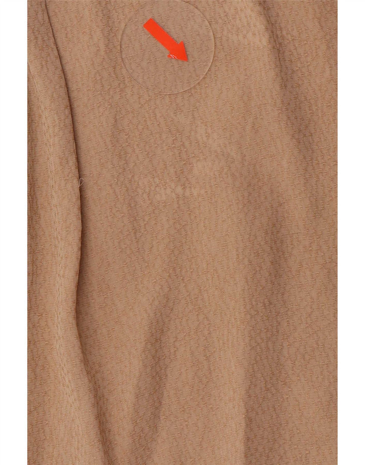 Zara Γυναικεία Μπλούζα Τοπ UK 14 Medium Beige