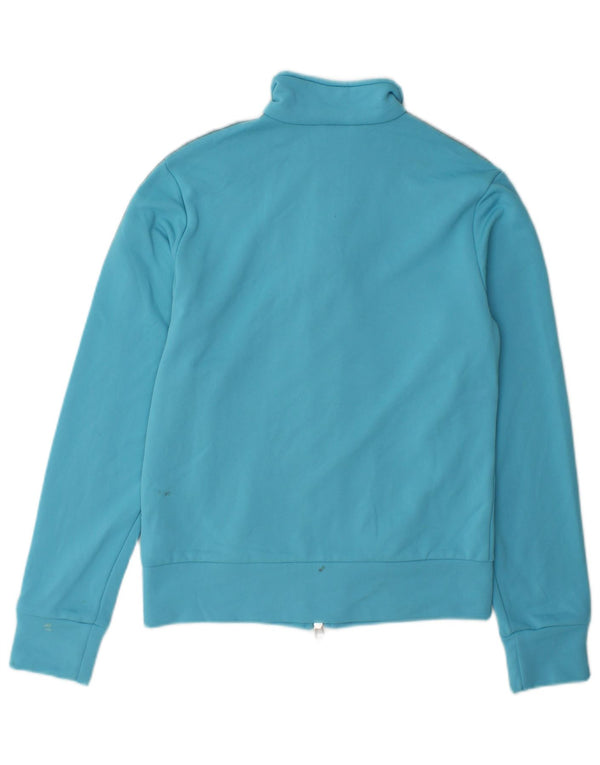 Γυναικεία αθλητική φόρμα Adidas Top Jacket UK 12 Medium Blue Polyester
