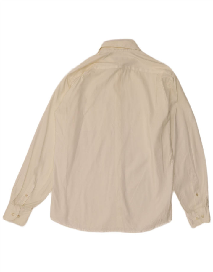 Ανδρικό πουκάμισο Tommy Hilfiger Size 39 15 1/2 Medium Off White Βαμβακερό