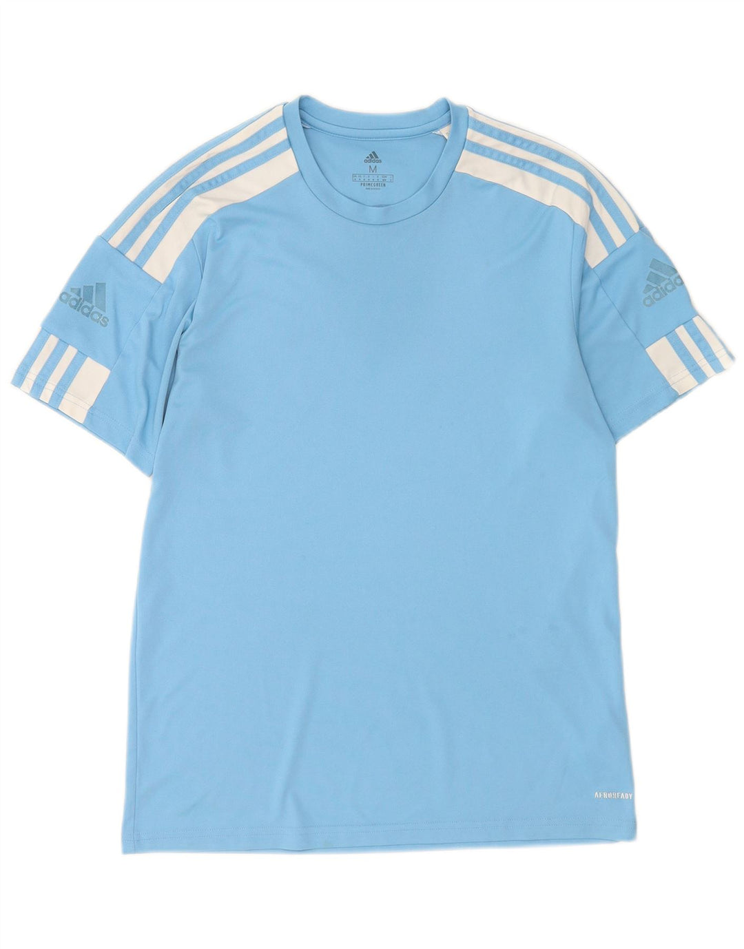 Adidas Ανδρικό T-Shirt Aeroready Top Medium Blue Colorblock Πολυεστέρας