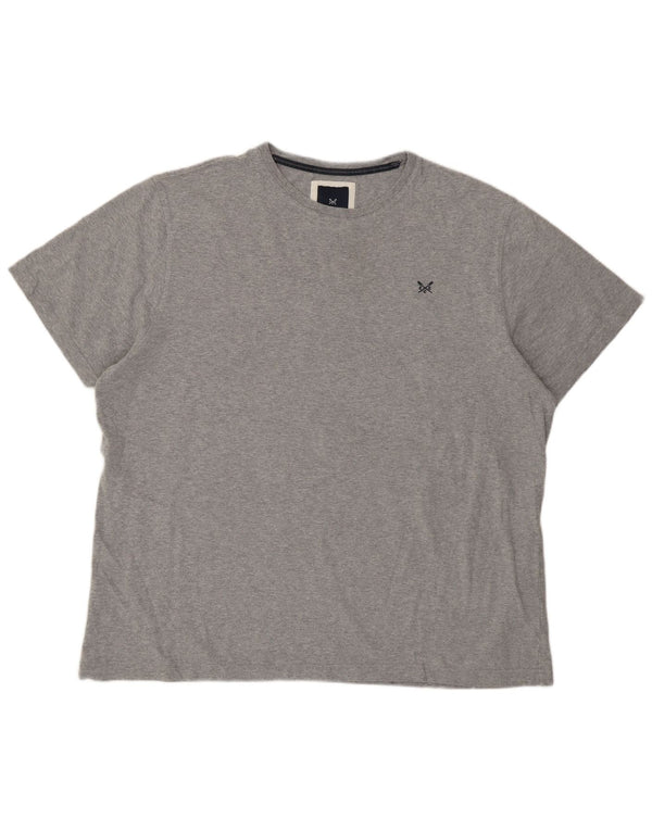 Ανδρικό T-Shirt Crew Clothing Top 2XL Γκρι βαμβακερό