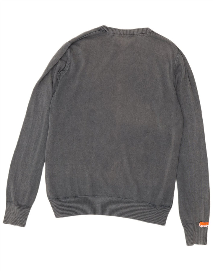 Ανδρικό πουλόβερ SUPERDRY Crew Neck Jumper 2XL Γκρι βαμβακερό