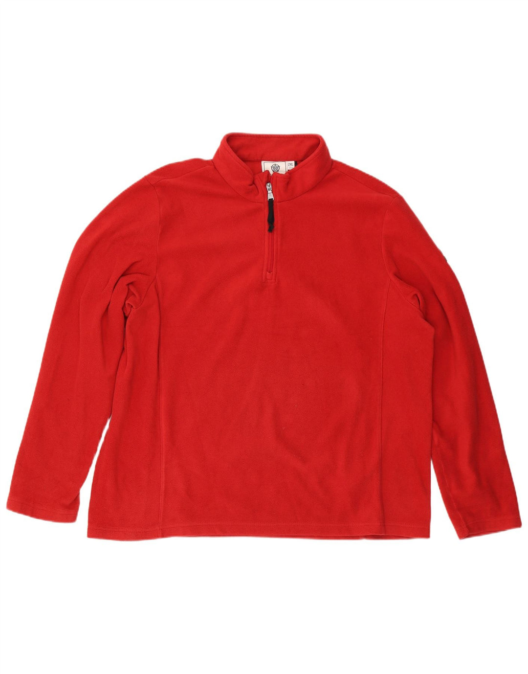 TOG 24 Ανδρικό φερμουάρ Fleece Jumper 2XL Κόκκινο Πολυεστέρας