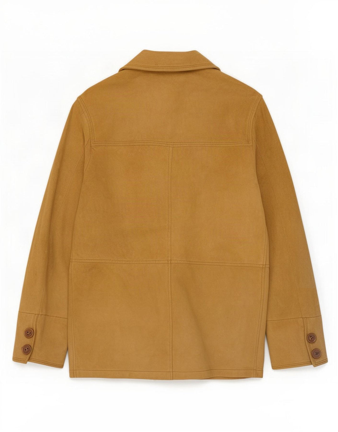 Vintage Γυναικείο Suede Jacket IT 42 Medium Beige Leather